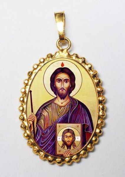 Saint Thaddeus Gold Necklace. Gold Filled. San Judas Tadeo 