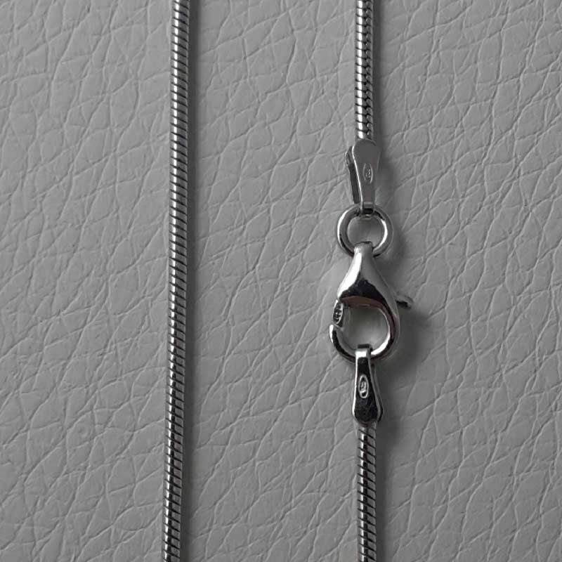 Cadena Malla Cola de Ratón Plata de ley 925 cm 50 19 7 in Unisex