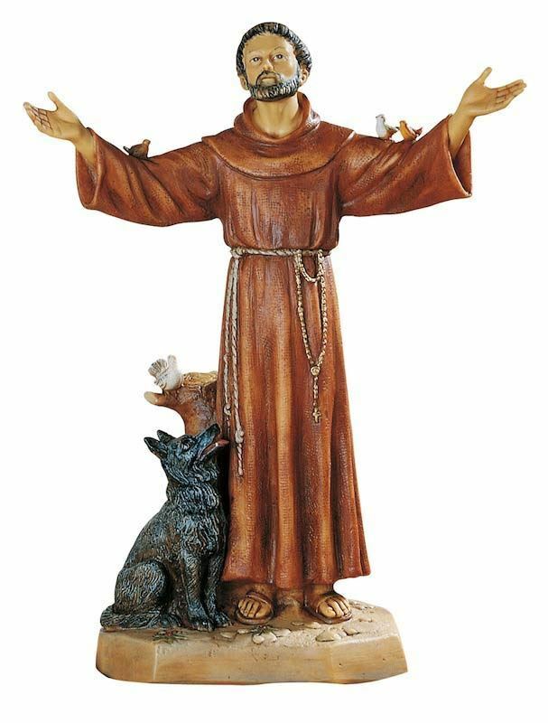 st francis resin statue