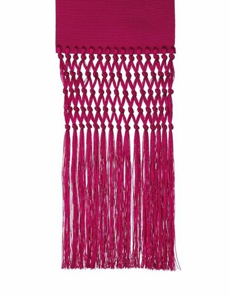 Ecclesiastical Sewing Hand Knotted Cincture Fringe | Priest Cincture Fringe Crimson