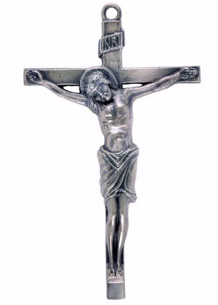 Jesucristo en cruz de poliresina colgante de pared