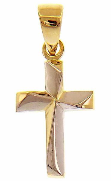 modern crucifix pendant