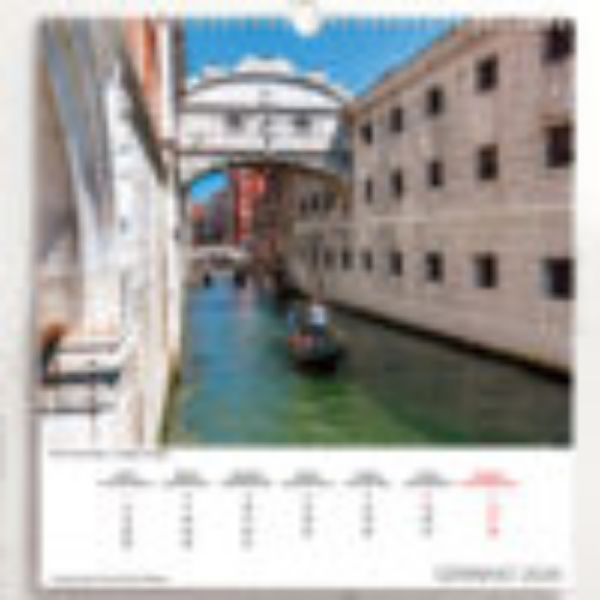 Calendario da muro 2025 Venezia cm 31x33