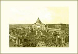 Immagine di Basilica e piazza San Pietro, Felix Benoist - STAMPA