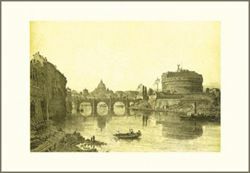 Immagine di Ponte e Castel Sant’ Angelo, Felix Benoist - STAMPA