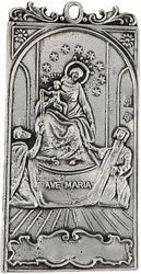 Immagine di Ave Maria - Medaglia confraternita, bagno oro o argento (AMC396)
