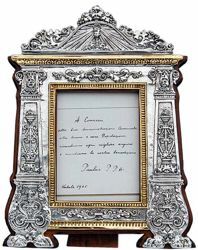 Picture of Altar Card with wooden frame, gold bath (ACG170GS)