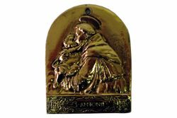 Immagine di Sant' Antonio da Padova / Santo António de Lisboa - Medaglia confraternita, bagno oro o argento AMC 397