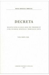 Imagen de Decreta selecta inter ea quae anno 2001 prodierunt cura eiusdem Apostolici Tribunalis edita. Volumen XIX anno 2001