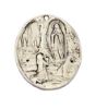 Picture of Lourdes - Gold or silver plated oval Confraternity Medal AMC 399