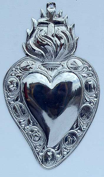 Heart with Holy Cross - EX VOTO (AEX111) | Vaticanum.com