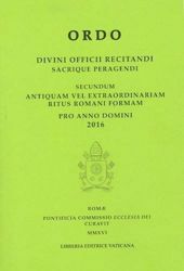 Picture of Ordo Divini Officii Recitandi Sacrique peragendi pro Anno Domini 2016