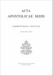 Picture for category Acta Apostolicae Sedis -Subscriptions