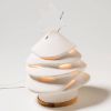 Picture of Christmas Tree with light 28 cm (11,0 inch) white ceramic Centro Ave Statue