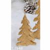 Picture of Christmas Tree Gold, small - Christmas Candle