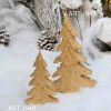 Picture of Christmas Tree Gold, small - Christmas Candle