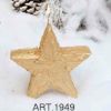 Picture of Christmas Candle Standing Star Gold