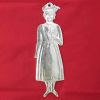 Picture of Female figure, granted wish for maternity - Gold or silver plated Ex Voto