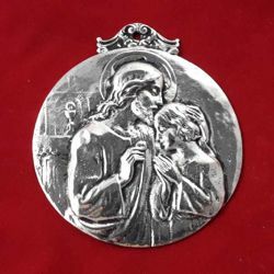 Immagine di San Tarcisio - Medaglia confraternita, bagno oro o argento