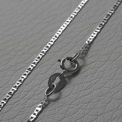 Picture of Enchor Chain Necklace White Gold 18 kt cm 45 (17,7 in) Unisex Woman Man Boy Girl 