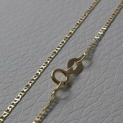 Picture of Enchor Chain Necklace Yellow Gold 18 kt cm 45 (17,7 in) Unisex Woman Man Boy Girl 
