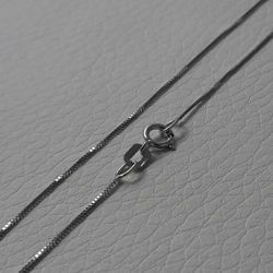 Picture of Box Chain White Gold 18 kt cm 50 (19,7 in) Unisex Woman Man 
