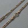 Picture of 3+1 Figaro Chain Yellow Gold 18 kt cm 50 (19,7 in) Unisex Woman Man