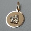 Picture of Angel of Raphael Sacred Medal Round Pendant gr 1 Yellow Gold 18k for Woman, Boy and Girl