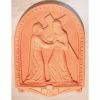 Immagine di Via Crucis 14 o 15 Stazioni cm 50x36 (19,7x14,2 in) Tavole Bassorilievo Terracotta Robbiana