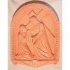 Immagine di Via Crucis 14 o 15 Stazioni cm 50x36 (19,7x14,2 in) Tavole Bassorilievo Terracotta Robbiana