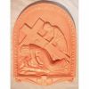 Immagine di Via Crucis 14 o 15 Stazioni cm 50x36 (19,7x14,2 in) Tavole Bassorilievo Terracotta Robbiana