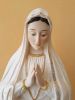 Picture of Set 4 Statues Our Lady of the Holy Rosary & Three Shepherd Children of Fatima cm 100 (39,4 in) and cm 40 (15,7 in) Hand-painted glazed Ceramic of Deruta