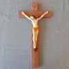 Picture of Jesus Christ on the Cross Wall Crucifix cm 60 (23,6 in) in Ceramic of Deruta (Italy)