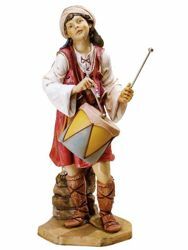 Picture of Shepherd with Drum cm 125 (50 Inch) Fontanini Nativity Statue for Outdoor use, hand painted Resin