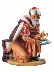 Picture of Wise King Caspar Standing cm 125 (50 Inch) Fontanini Nativity Statue for Outdoor use, hand painted Resin