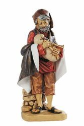 Picture of Shepherd with Zampogne cm 52 (20 Inch) Fontanini Nativity Statue for Outdoor use, hand painted Resin