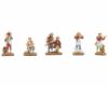 Picture of 21 Shepherds and Camel Set cm 3,5 (1,4 inch) Landi Moranduzzo Nativity Scene in PVC, Neapolitan style