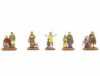 Picture of 21 Shepherds and Camel Set cm 3,5 (1,4 inch) Landi Moranduzzo Nativity Scene in PVC, Neapolitan style