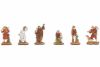 Picture of 21 Shepherds and Camel Set cm 3,5 (1,4 inch) Landi Moranduzzo Nativity Scene in PVC, Neapolitan style