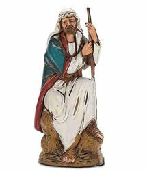 Imagen de Guardián sentado cm 10 (3,9 inch) Belén Landi Moranduzzo en PVC, estilo árabe