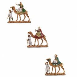 Picture of Wise Kings on Camel cm 3,5 (1,4 inch) Landi Moranduzzo Nativity Scene in PVC, Neapolitan style