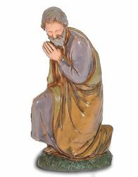 Picture of Saint Joseph cm 10 (3,9 inch) Landi Moranduzzo Nativity Scene in PVC, Neapolitan style