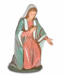 Picture of Mary / Madonna cm 10 (3,9 inch) Landi Moranduzzo Nativity Scene in PVC, Neapolitan style