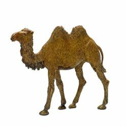 Imagen de Camello de pie cm 10 (3,9 inch) Belén Landi Moranduzzo en plástico (PVC) de estilo árabe o Napolitano 