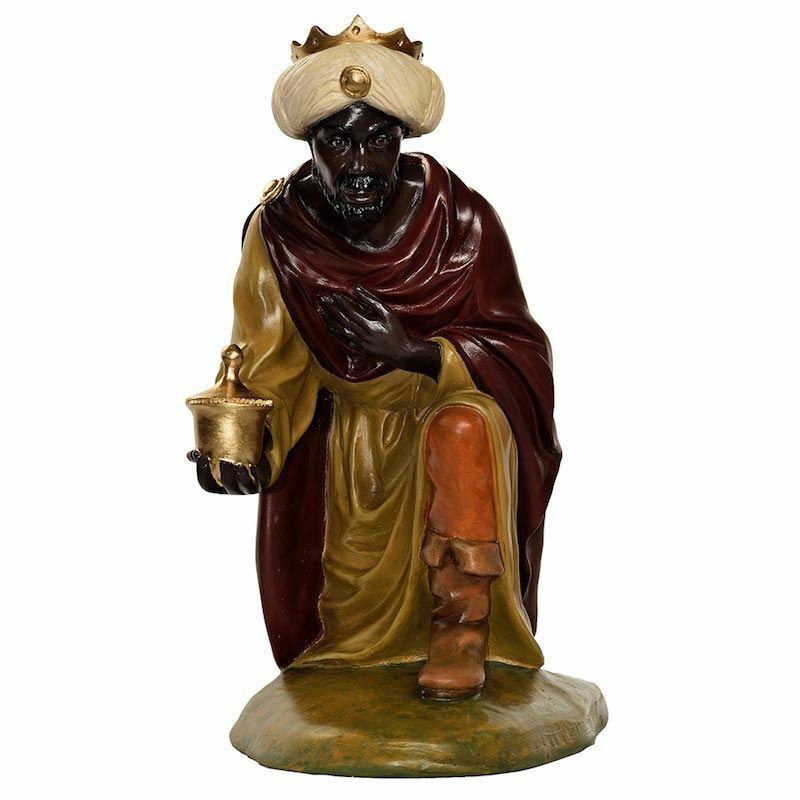 Balthazar Wise King Black cm 65 (25,6 inch) Landi Moranduzzo Nativity ...