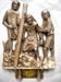 Immagine di Set Via Crucis grande completa nuova liturgia cm 35x45 (13,8x17,7 inch) 14 Stazioni in ottone Pannelli Quadri Via Dolorosa