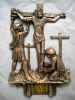 Picture of Way of the Cross Panels Set new Liturgy cm 35x45 (13,8x17,7 inch) 14 Stations brass Complete Via Crucis Boards