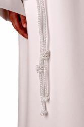 Picture of White Cincture with knot for First Communion Tunic dress