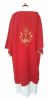 Picture of Deacon Liturgical Dalmatic front and back Chalice Corn Grapes light Polyester