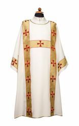 Picture of Deacon Liturgical Dalmatic front Galloon pure Polyester